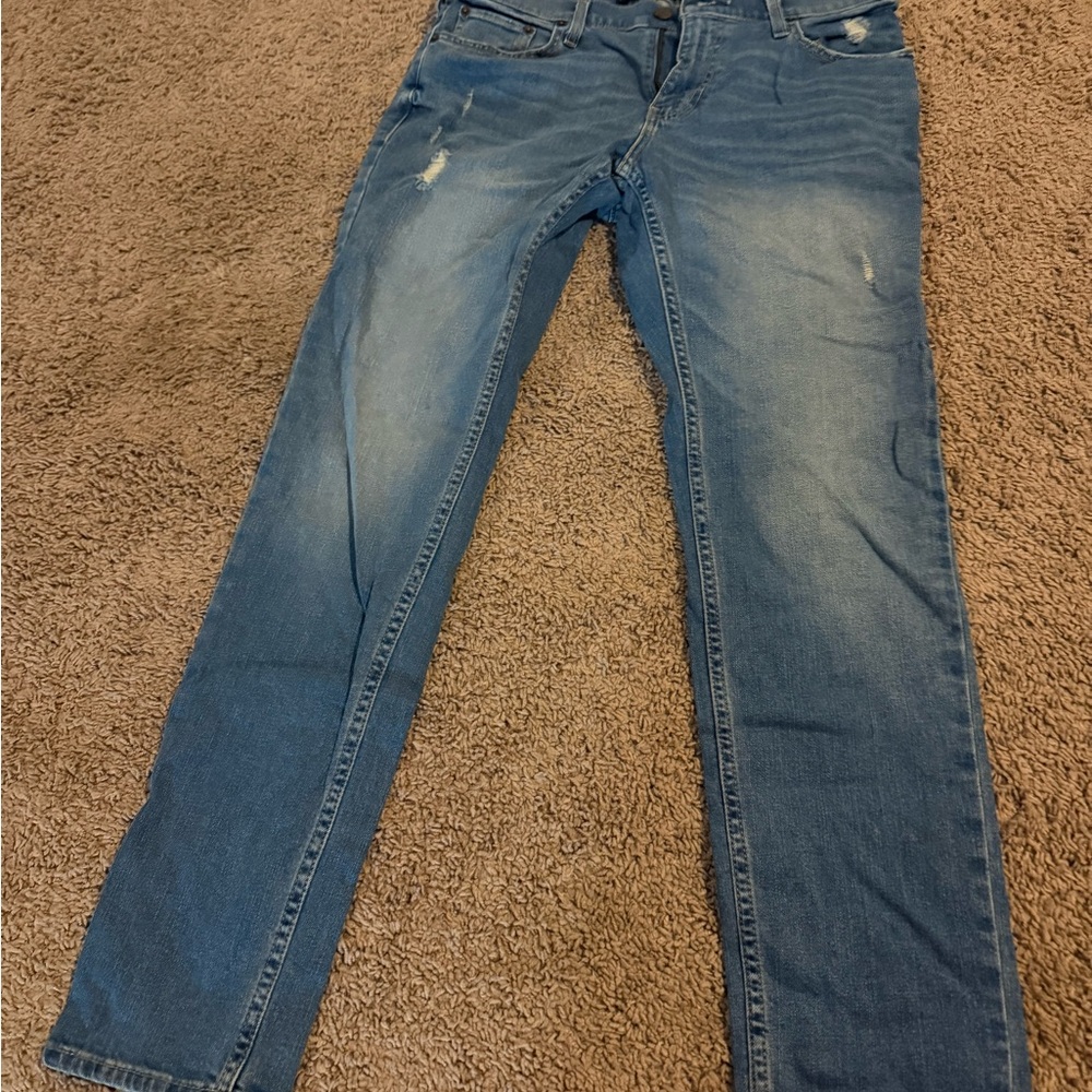 Smoke Rise Stylish Blue Denim Jeans 38x34